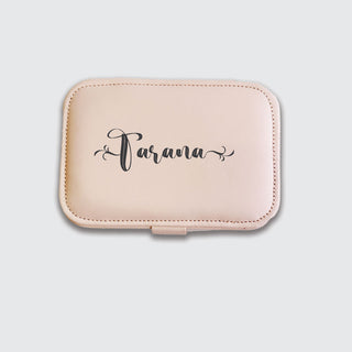 Personalized Compact Jewellery Box - Your Name