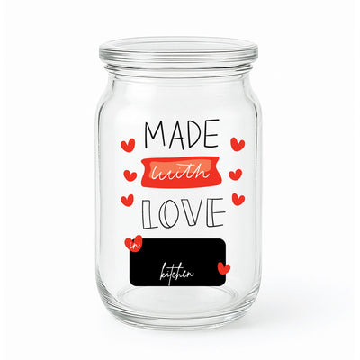 Glass Jar - Made with Love