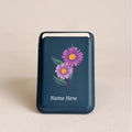 Magnetic Leatherite Phone Wallet -  Birth Flowers