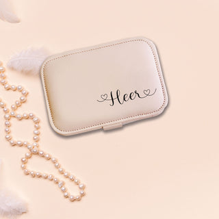 Customised Compact Jewellery Box - Your Name
