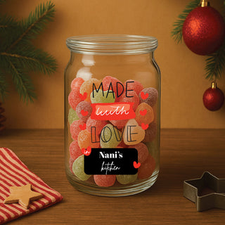 Glass Jar - Made with Love