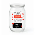 Glass Jar - Made with Love