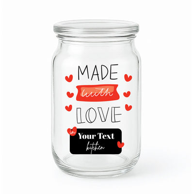 Glass Jar - Made with Love