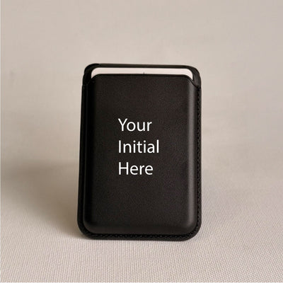 Magnetic Leatherite Phone Wallet - Your Monogram