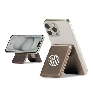 Magnetic Leatherite Phone Wallet - Your Monogram