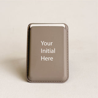 Magnetic Leatherite Phone Wallet - Your Monogram