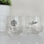 Whiskey Glass - Name & Monogram Set of 2
