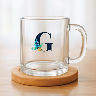 Glass Mug - Your Initial