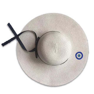 Wide Brim Beach Hat Your Initial