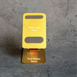Metal Mobile Stand- Logo & Name
