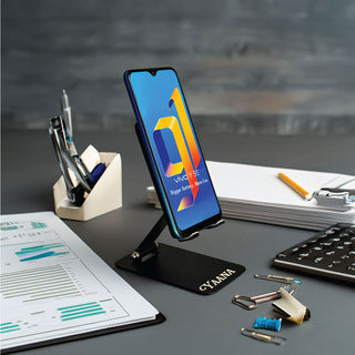 Metal Mobile Stand- Logo & Name