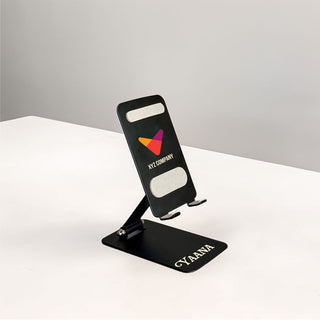 Metal Mobile Stand- Logo & Name