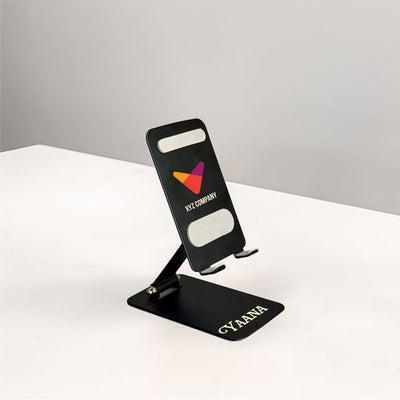 Metal Mobile Stand- Logo & Name