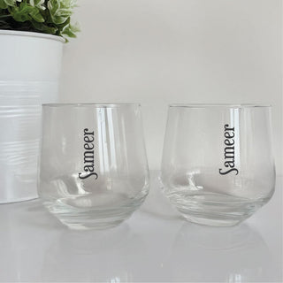 Whiskey Glass - Your Name Set of 2
