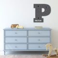 Monogram Alphabet Nameplate - Astronomy Print