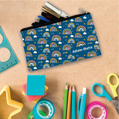 Rainbow Print Pencil Pouch