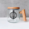 Self Stirring Glass Coffee Mug 