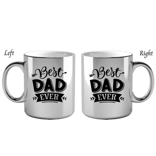 Metallic Color Coffee Mugs -Best Dad Mug
