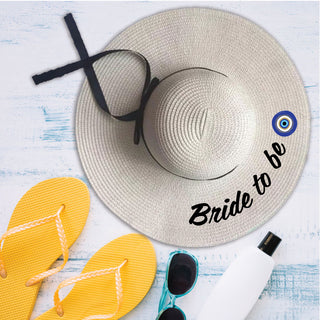 Wide Brim Beach Hat Bride To Be