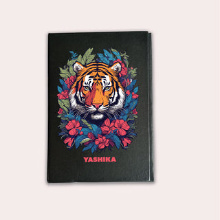 Three Fold Sticky Note Tiger Name