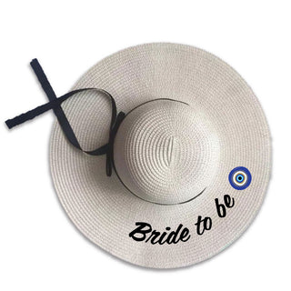 Wide Brim Beach Hat Bride To Be