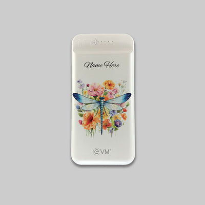Personalized Powerbank 10000mAh- Dragonfly Design