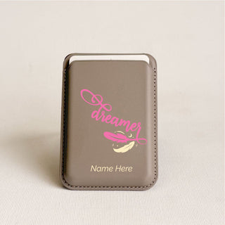 Magnetic Leatherite Phone Wallet - Dreamer