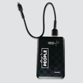 Personalized Allergic to People Power Bank