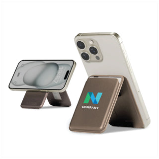 Magnetic Leatherite Phone Wallet - Your Logo