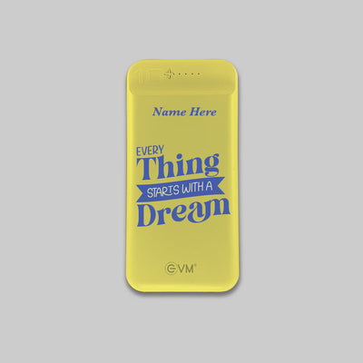 Personalized Powerbank 10000mAh- Starts With A Dream