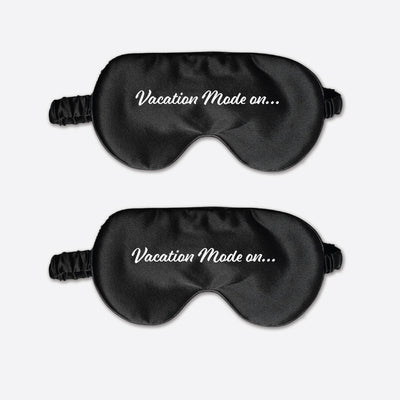 Vacation Mode On Eye Mask Set of 2