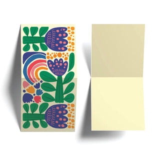 Customised Gift Tags Blue Flowers- Set of 10