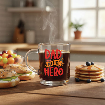 Glass Mug - Super Dad