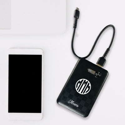 Personalized Monogram Power Bank