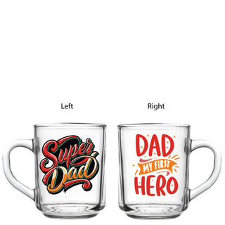 Glass Mug - Super Dad