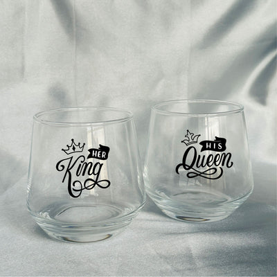 Whiskey Glass -  For Couple Set of 2