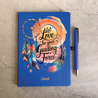 Personalized A5 Diary & Pen Gift Set-Let Love Be Your Guiding Force