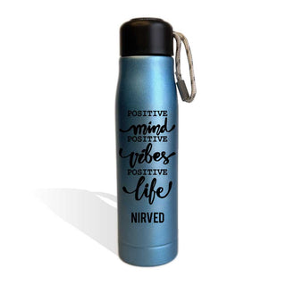 SS Water Bottle Personalised- Positive Mind