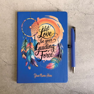 Personalized A5 Diary & Pen Gift Set-Let Love Be Your Guiding Force