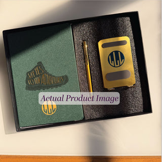 Monogram - Gift Set 3 in 1-Green/Gold