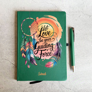 Personalized A5 Diary & Pen Gift Set-Let Love Be Your Guiding Force