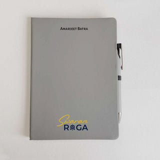 Personalized A5 Diary & Pen Gift Set with Custom Name & Logo | Premium Gift Box