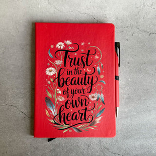 Personalized A5 Diary & Pen Gift Set-Trust in the Beauty of Your Own Heart