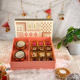 Gold Foil Printed Box Pink - GC 17