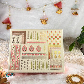 Gold Foil Printed Box Pink - GC 17