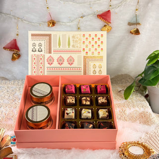 Gold Foil Printed Box Pink - GC 17
