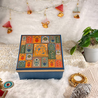 Hamper Box (blue/Orange)-Small - GC 18