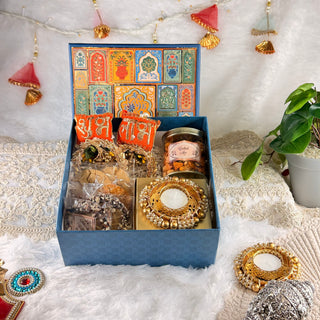 Hamper Box (blue/Orange)-Small - GC 18