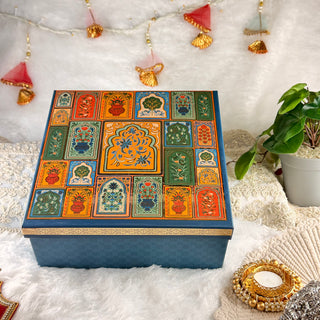 Hamper Box (Blue/Orange) - Medium - GC 20