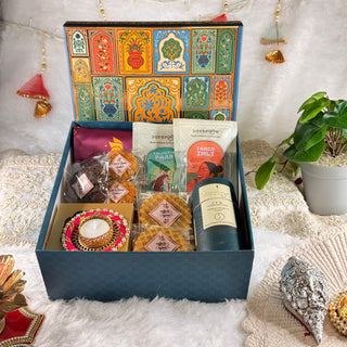 Hamper Box (Blue/Orange) - Medium - GC 20